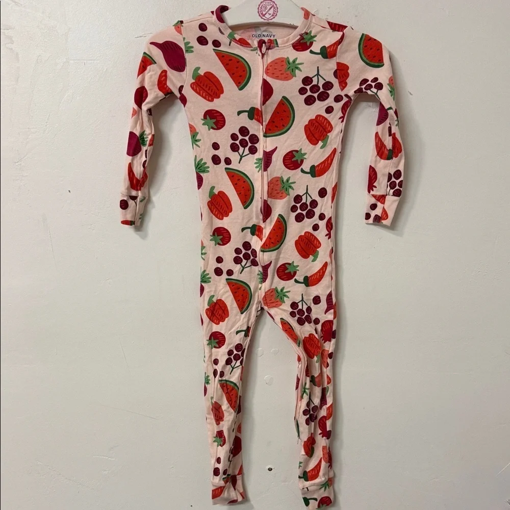 Fruit Print Kids One Piece